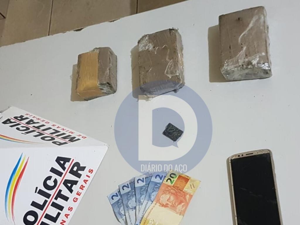 Jovem é preso barras de maconha em Timóteo Portal Diário do Aço