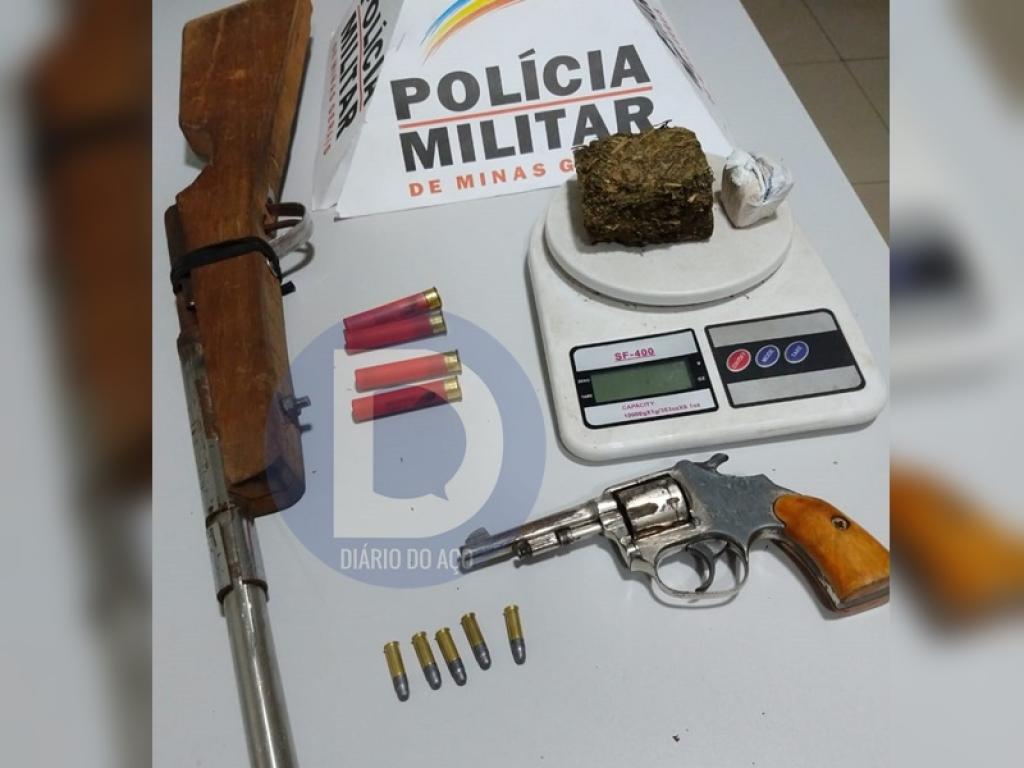 Adolescente de 15 anos é apreendido armas e drogas no Limoeiro em