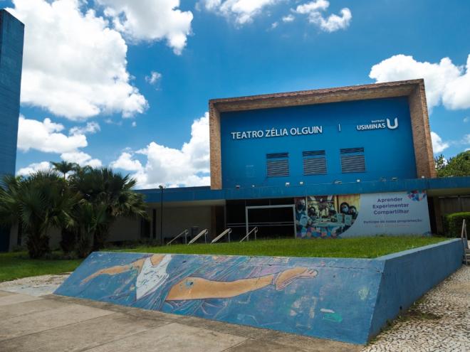 O Teatro Zélia Olguin, originalmente, era uma capela