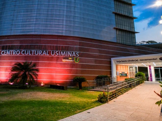 Fachada do Centro Cultural Usiminas, que é palco de atrações da 16ª Primavera dos Museus
