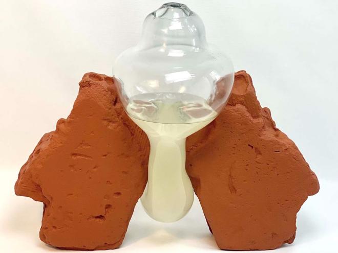 Majestosa: escultura com água do rio São Francisco