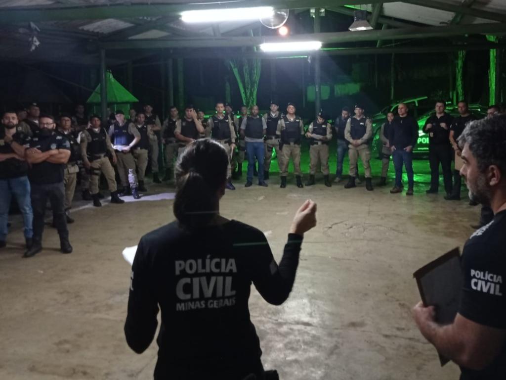 Trabalhos contaram com policiais civis e militares, que atuaram em João Monlevade, Nova Era e outras localidades 