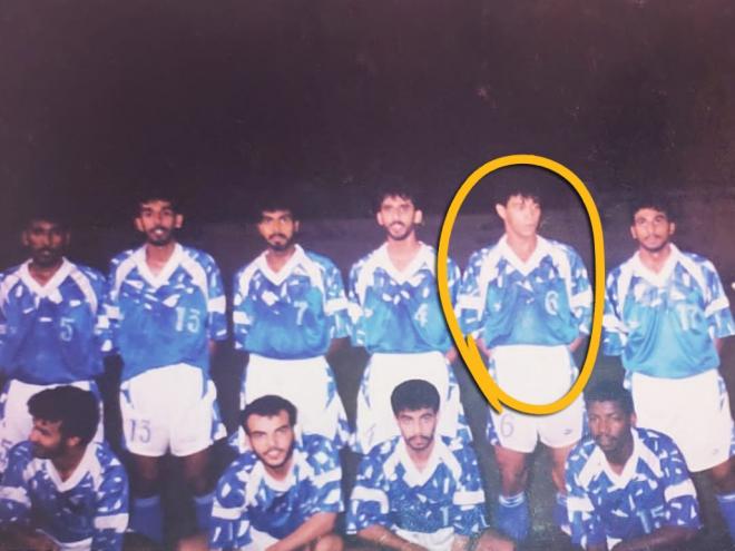 Junto do elenco, ex-atleta conquistou um título da Copa do Sheik