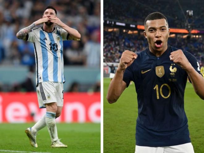  O argentino e o francês vão em busca do terceiro título de suas seleções