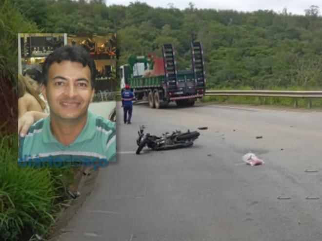 Cleinaldo da Costa Vargas tinha 48 anos e morreu hoje a tarde na MG-759