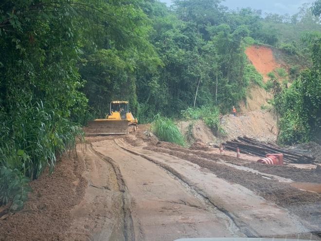 Com os reparos na estrada a administração municipal informou que é possível os veículos transitarem para São Joaquim da Bocaina