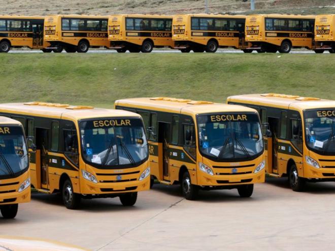 Investimento de R$ 800 milhões vai melhorar a qualidade do transporte e facilitar o deslocamento dos alunos até às escolas