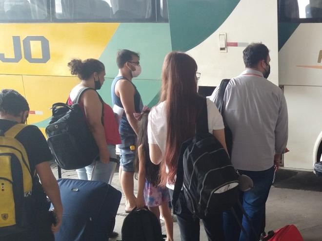 Houve um acréscimo de aproximadamente 55% na compra de passagem em relação ao carnaval de 2022 no terminal rodoviário de Ipatinga 