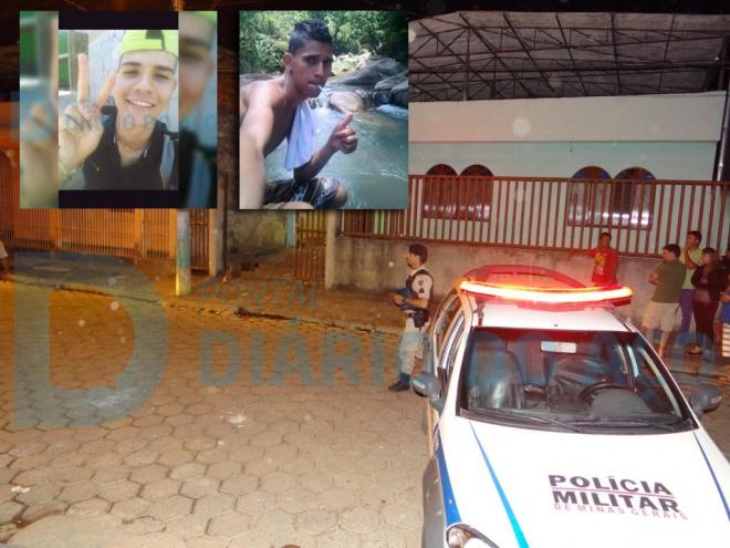 Leonardo Antunes Soares, o Léo”, de 19 anos, e Glawber Ricardo Souza Lopes, de 21 anos, foram alvejados com vários tiros