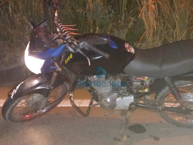 A moto Honda CG estava com uma placa que pertence a um Astra de Belo Horizonte