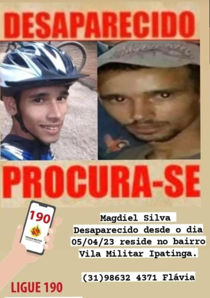 Familiares descartaram que o corpo seja deste jovem desaparecido