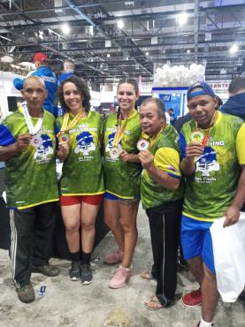 Os atletas da região conquistaram cinco medalhas na modalidade MAS Wrestling 