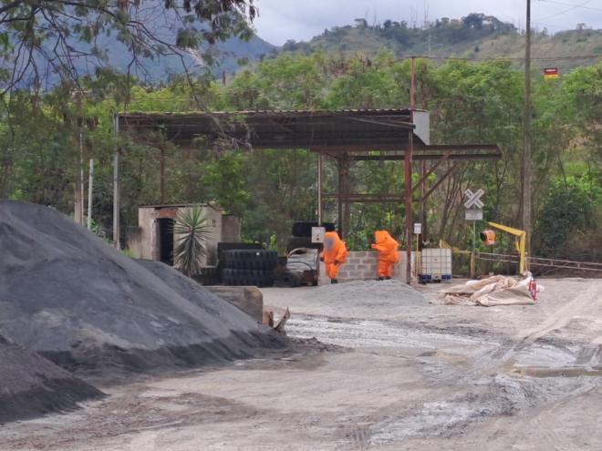 Área da empresa que atua na separação de metais a partir da escória siderúrgica 