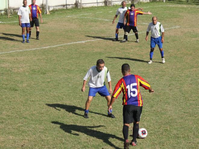Apesar do placar elástico, Palmeiras e Boleiros fizeram uma partida disputada