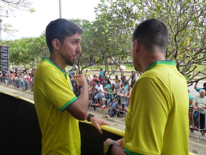 O prefeito Gustavo Nunes acompanhou o desfile cívico 