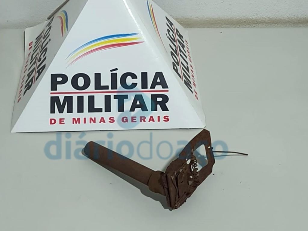 O cotoco, que é utilizado para a caça predatória, foi encontrado em uma residência