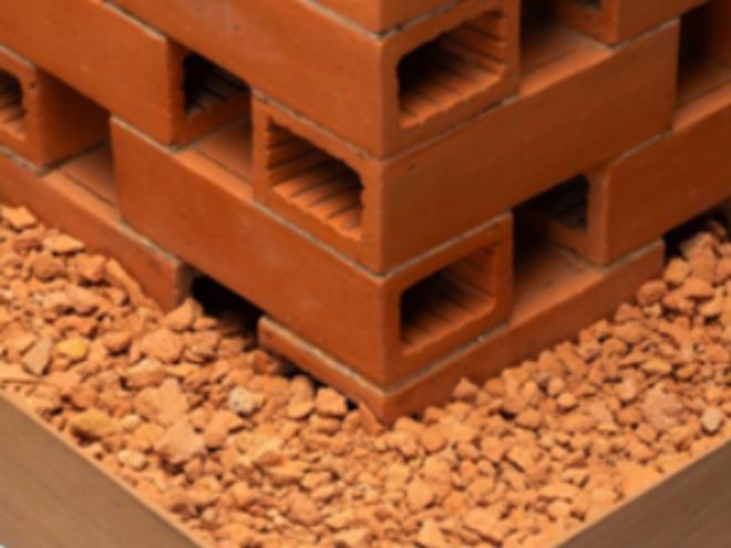 Detalhe da peça Ready Constructible n.1, de 1978