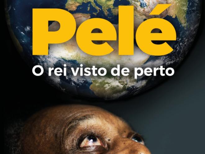Detalhe da capa do livro que é a primeira biografia