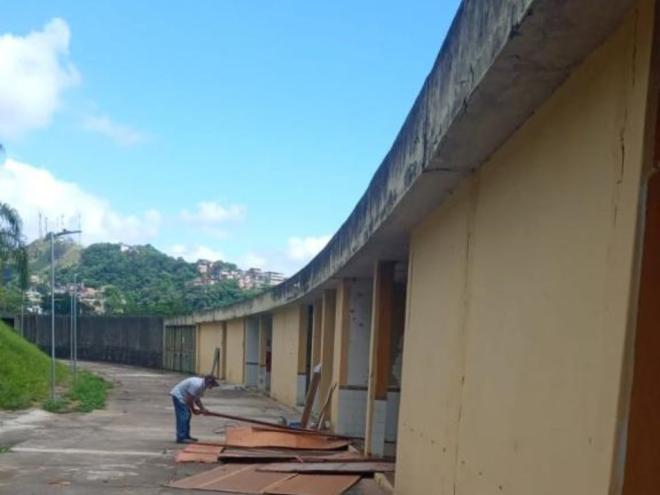 Diversos pontos do estádio receberam atenção de profissionais, que atuaram durante todo o mês de dezembro