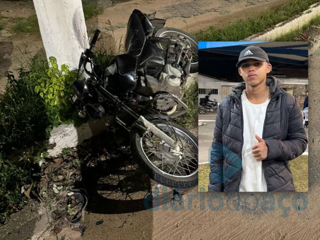 Rennykliss Aguirre Fidelis Santos tinha 18 anos, era inabilitado e morreu decapitado depois de ser atingido por caminhonete no bairro Santa Maria em Timóteo