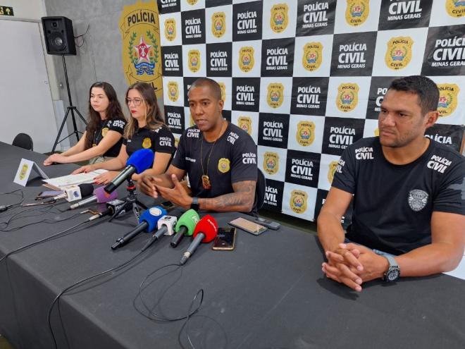 O delegado Jorge Caldeira apresentou os resultados do acidente fatal na noite de domingo em Timóteo