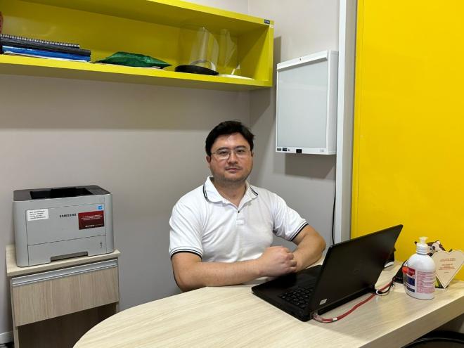 Lucas Teiichi - oncologista pediátrico e responsável técnico da oncologia pediátrica do HMC 