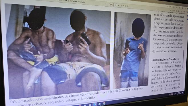 Os três denunciados eram moradores do bairro Esperança em Ipatinga e agora estão presos 