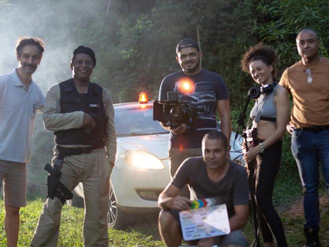 Equipe de produção e elenco: Elizeu Mol, Eduardo, Pedro, Dafny, Márcio e Batista
