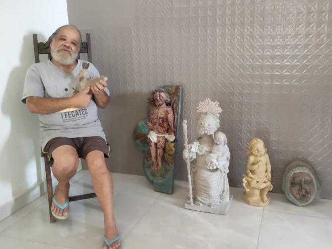O artista belorizontino é devoto de São José: gratificante