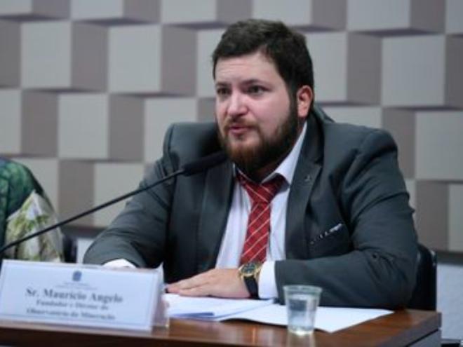 O fundador e diretor do Observatório da Mineração, Maurício Ângelo.