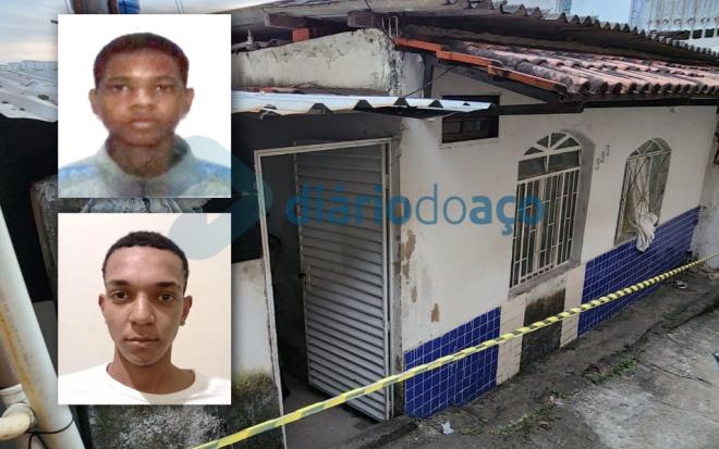 Samuel Robson Assis de Oliveira, de 20 anos (acima) e Pablo Roberto Alves de Oliveira, 19 anos, foram mortos nesta casa, na rua Pouso Alegre