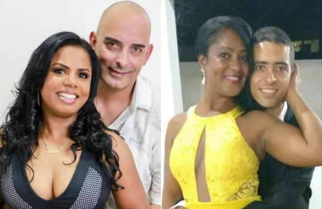 Nádia Cristina Abraão Nascimento dos Santos, 38 anos (E), Pedro Miguel Fonseca, 44 anos, Sheila Cristiane Vieira Brandão de Souza, 49 anos e Fagner de Souza, 43 anos