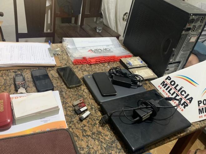 A ação, deflagrada pelo Grupo de Atuação Especial de Combate aos Crimes Cibernéticos (Gaeciber) do MPMG e pela Promotoria de Justiça de Divino