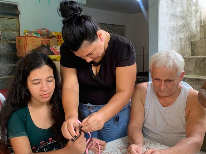 A instituição fornece apoio a pessoas com deficiência visual e seus familiares
