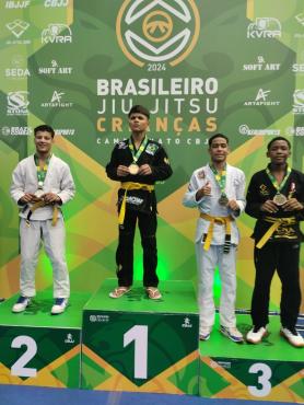 A medalha de prata ficou com Gustavo Carvalho Longuinho