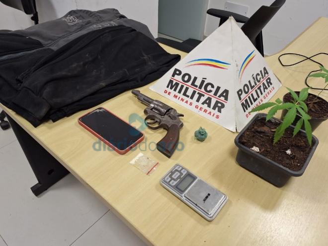 A arma, um revólver calibre 38, é a que teria sido usada no homicídio na segunda-feira à noite