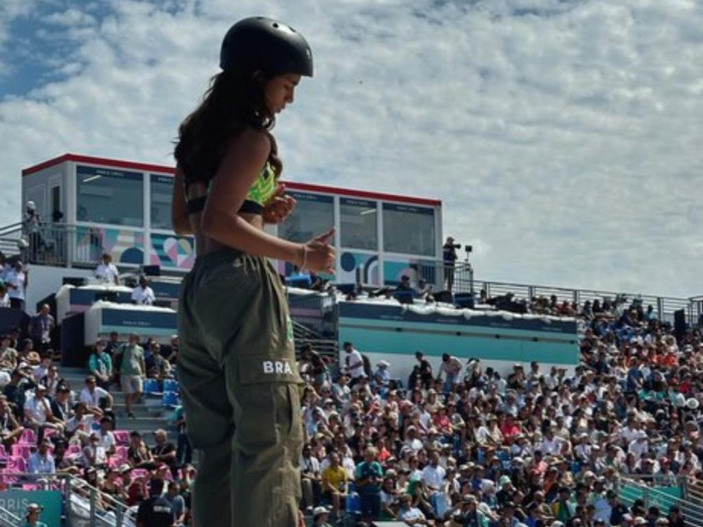 Rayssa Leal conquista medalha de bronze no skate street feminino. Aos 16 anos, maranhense recebe sua segunda medalha olímpica
