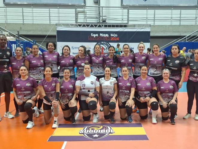 As atletas garantiram a medalha de ouro no torneio organizado pela Federação Mineira de Voleibol