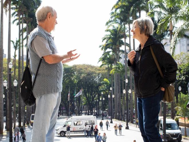 Robinson Ayres e Maura Gerbi gravaram cenas em SP: união e enfrentamento contra a ditadura