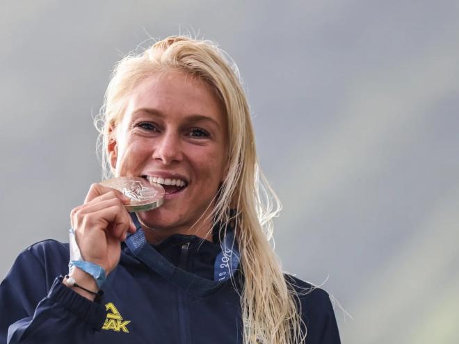 Tatiana Weston-Webb vibrou com a conquista da prata nos Jogos Olímpicos