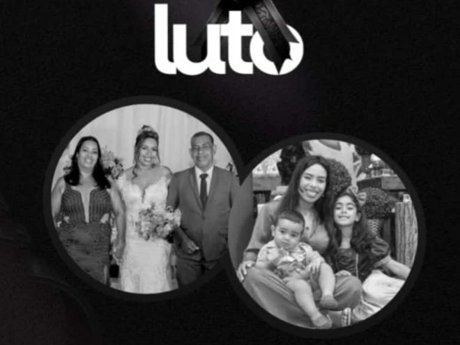 Ivan e Márcia, a filha Bruna e as duas crianças vítimas do acidente na BR-101 serão sepultados nete domingo em Timóteo