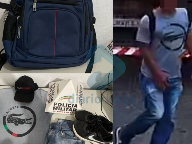 Com o suspeito foram recolhidos bens levados da residência do aposentado 