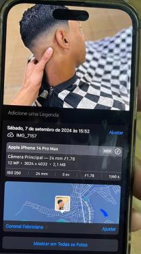 Registro mostra que, às 15h50, o jovem tirou uma foto após corte de cabelo em seu cliente; simulando o trajeto entre o endereço do salão e o local onde o crime foi praticado, demoraria cerca de 40 minutos para ser realizado, mas o roubo aconteceu por volta das 16h30