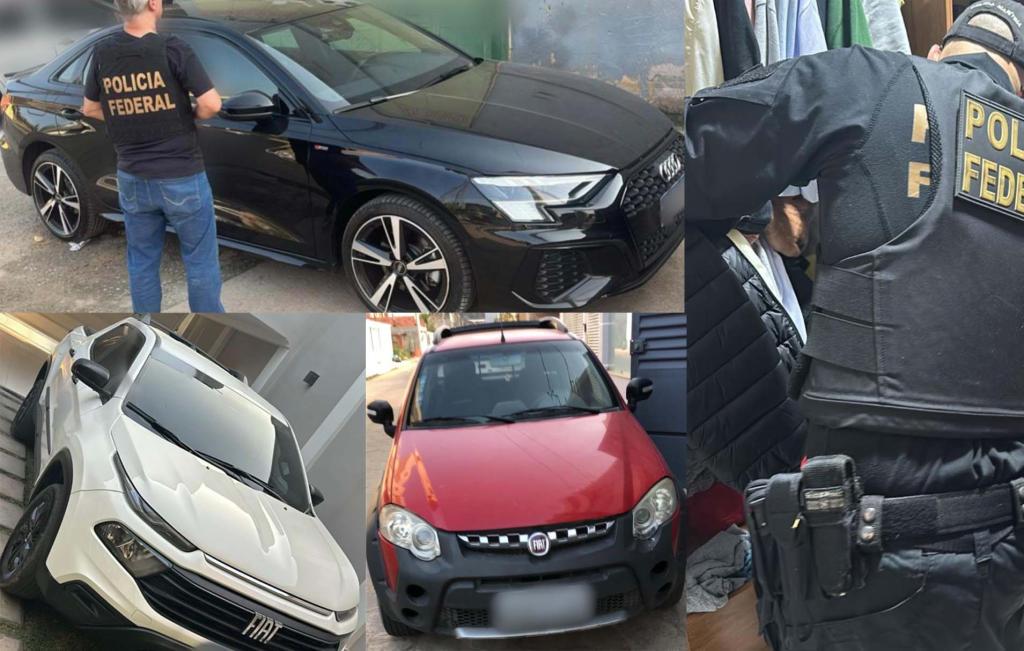 Justiça Federal decretou o sequestro de bens dos envolvidos e foram recolhidos veículos e outros bens