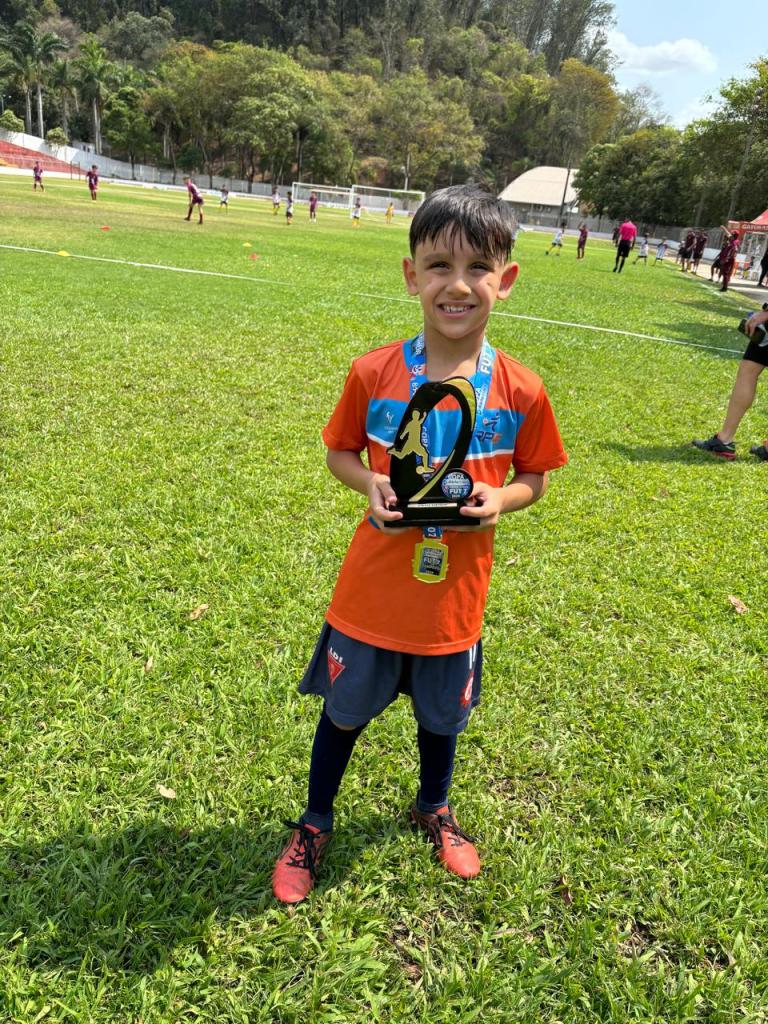 Rafael Gil, com 15 gols, foi o artilheiro da Copa DA na categoria Sub-8