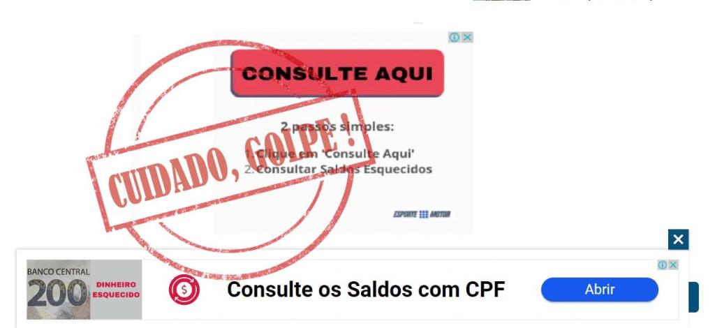 Criminosos inseriram milhares de anúncios com links para induzir pessoas a cairem em golpes 