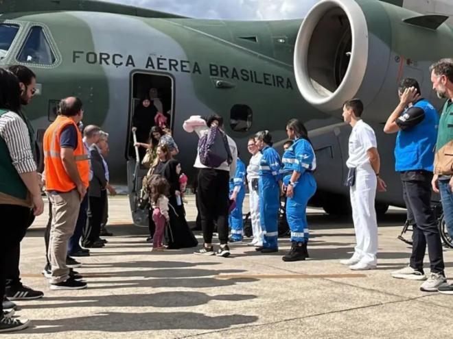 Desde outubro, ação coordenada pela FAB e pelo Ministério das Relações Exteriores repatriou 2.072 brasileiros que estavam no Líbano - FAB/Divulgação