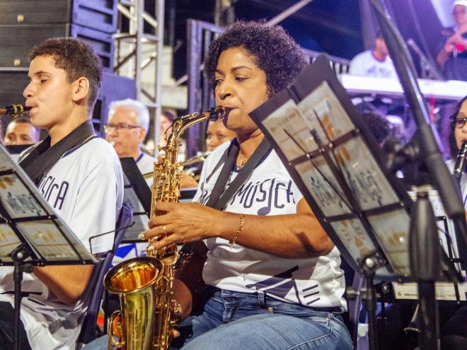 A comunidade de Antônio Dias e região poderá conferir gratuitamente o Encontro de Bandas de Música da cidade