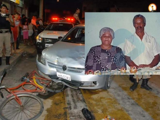 O carro do motorista embriagado atingiu José Raimundo Rodrigues, de 78 anos, Luzia Júlia Rodrigues, de 71 anos, que não resistiram aos ferimentos e morreram, outras três pessoas saíram com ferimentos graves 