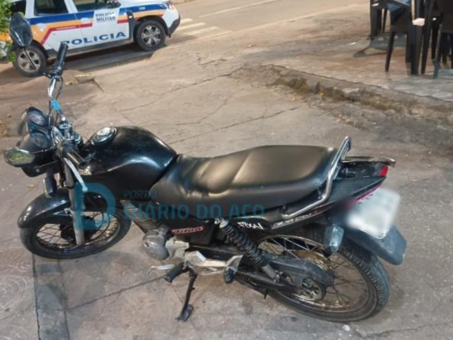 A moto encontrada com o menor infrator teria sido usada pelos autores de um homicídio no Barra Alegre